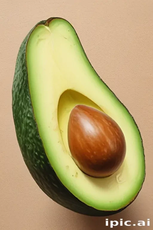 avocado drawing