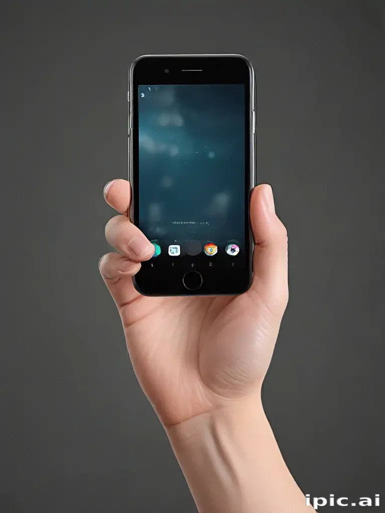 hold phone png