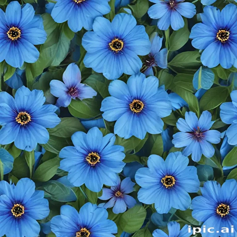 blue flowers background