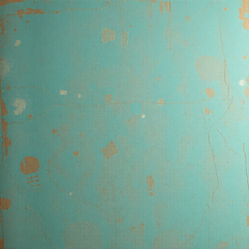 create a textured background with a weathered, grunge finish in shades of teal and brown, using a DSLR camera with a 50mm lens, aperture set to f/8, ISO 100, and soft, diffused lighting for even exposure and rich colors.
