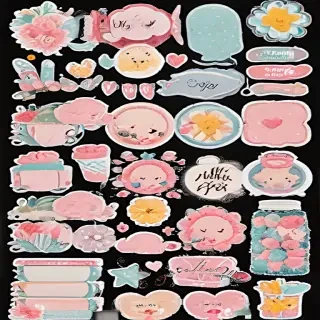 scrapbook stickers png