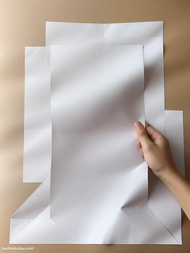 wrinkled paper overlay