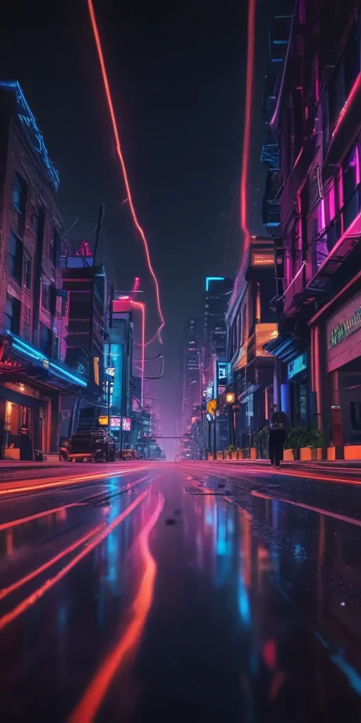 neon wallpaper iphone