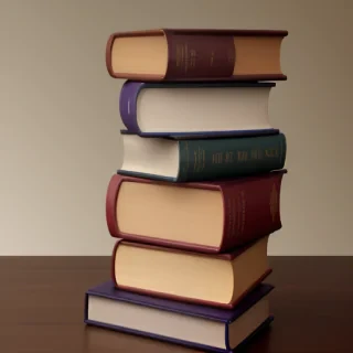 book stack png