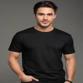 black tee png