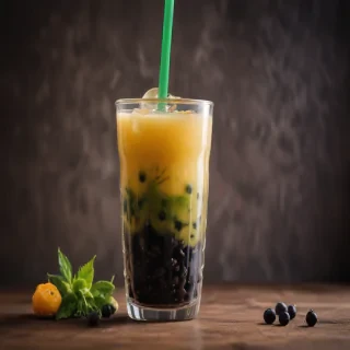 boba tea background
