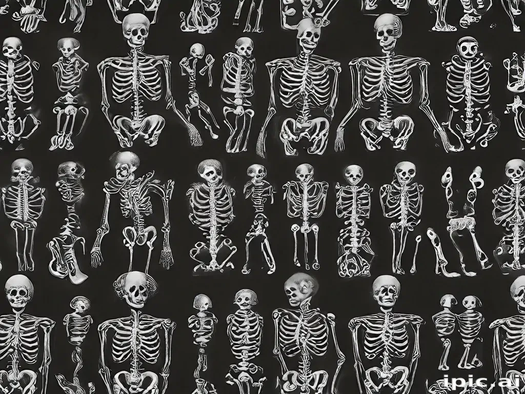 skeleton background