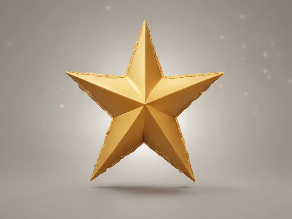 golden star png