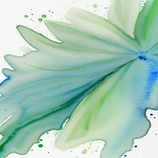 green watercolor background