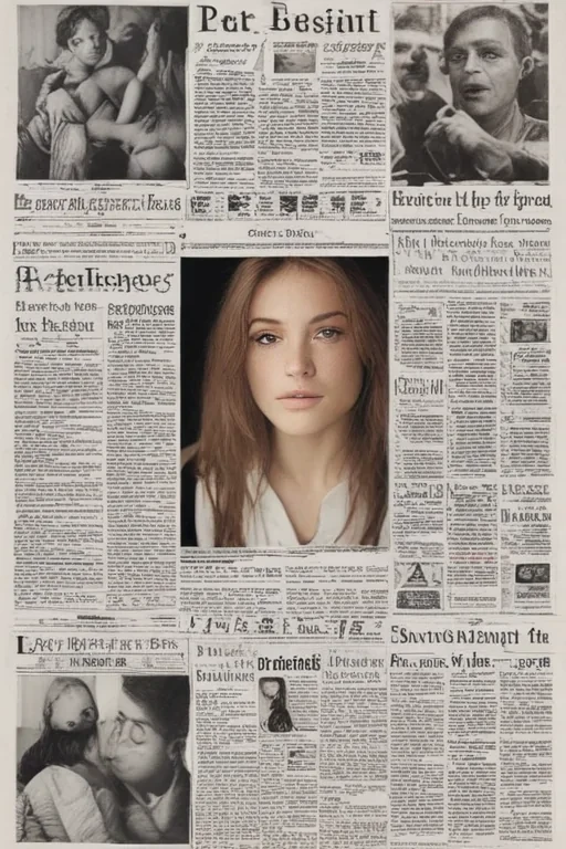 newspaper collage png