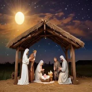 free nativity scene background images