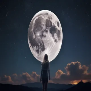 wallpaper iphone moon