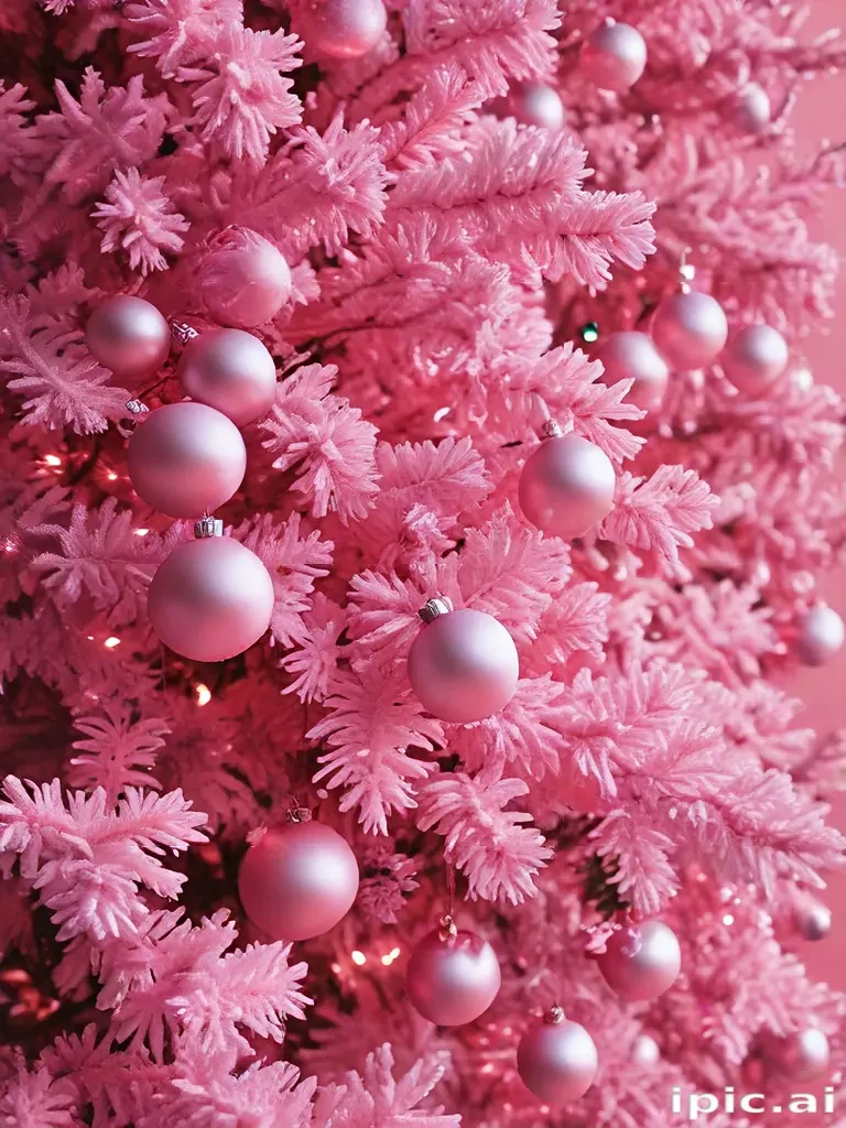 pink christmas aesthetic wallpaper