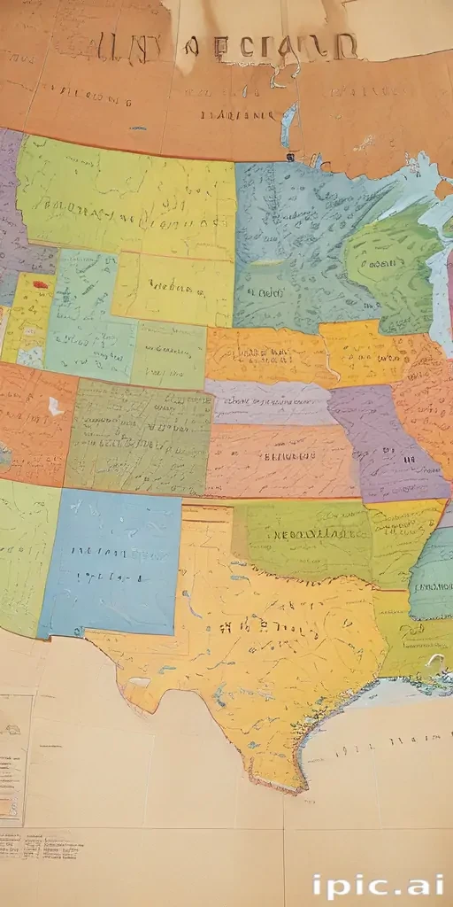map of united states of america