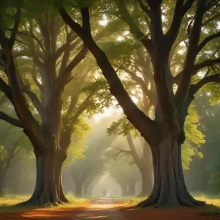 background trees