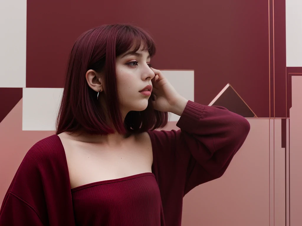 maroon aesthetic
