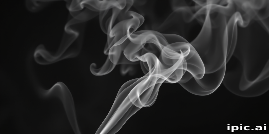 smoke no background