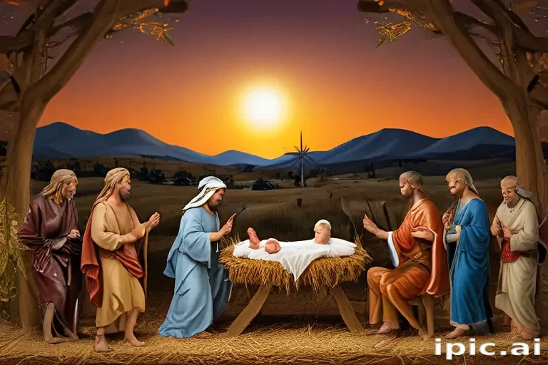 manger scene images free