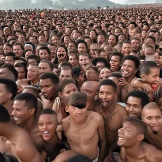 crowded png