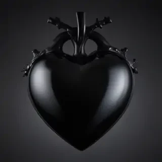 black heart image