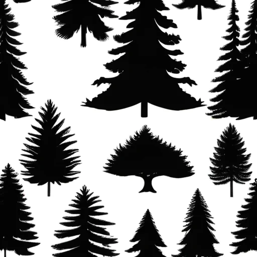 pine tree silhouette png