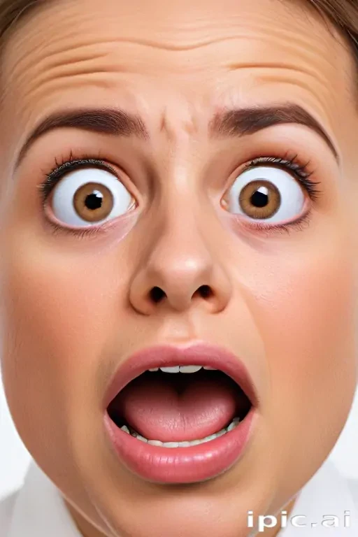 shocked face png