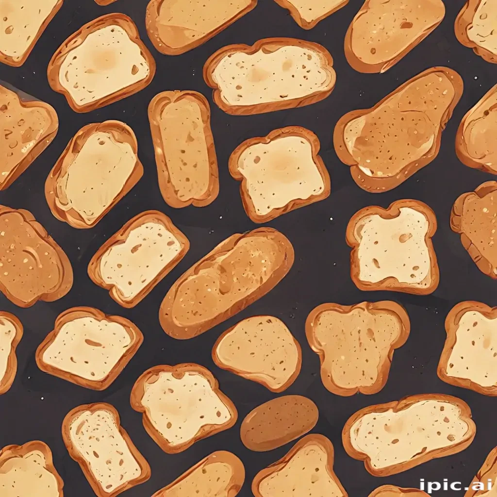 bread in cartoon