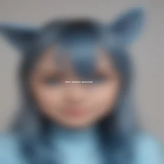 cute blue