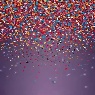 confetti vector
