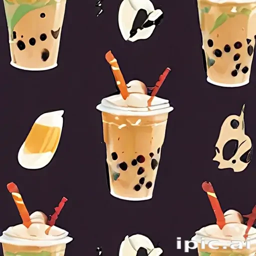 milk tea boba wallpaper
