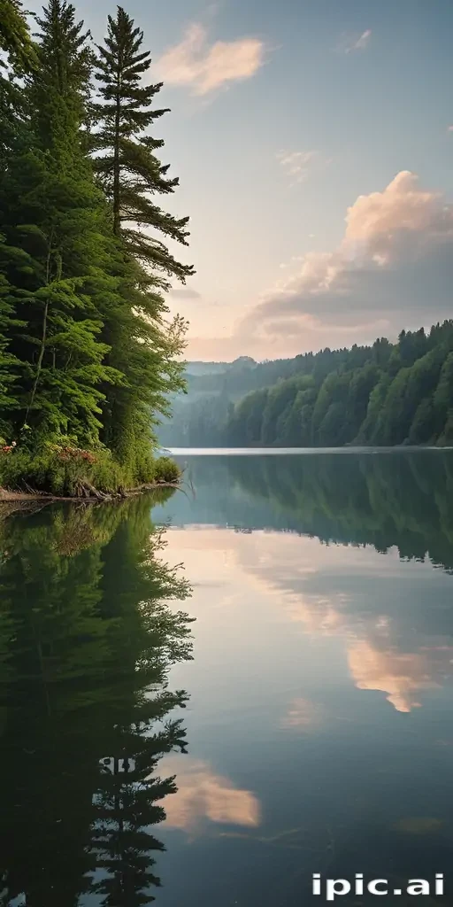 background lake