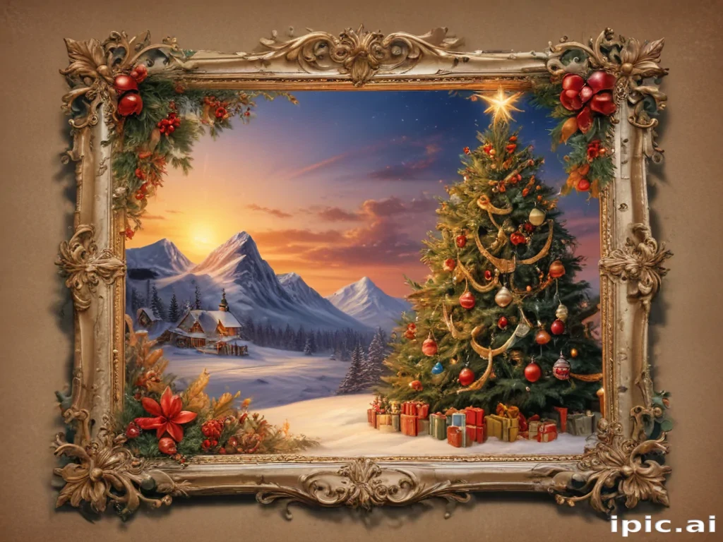 christmas clip art frames