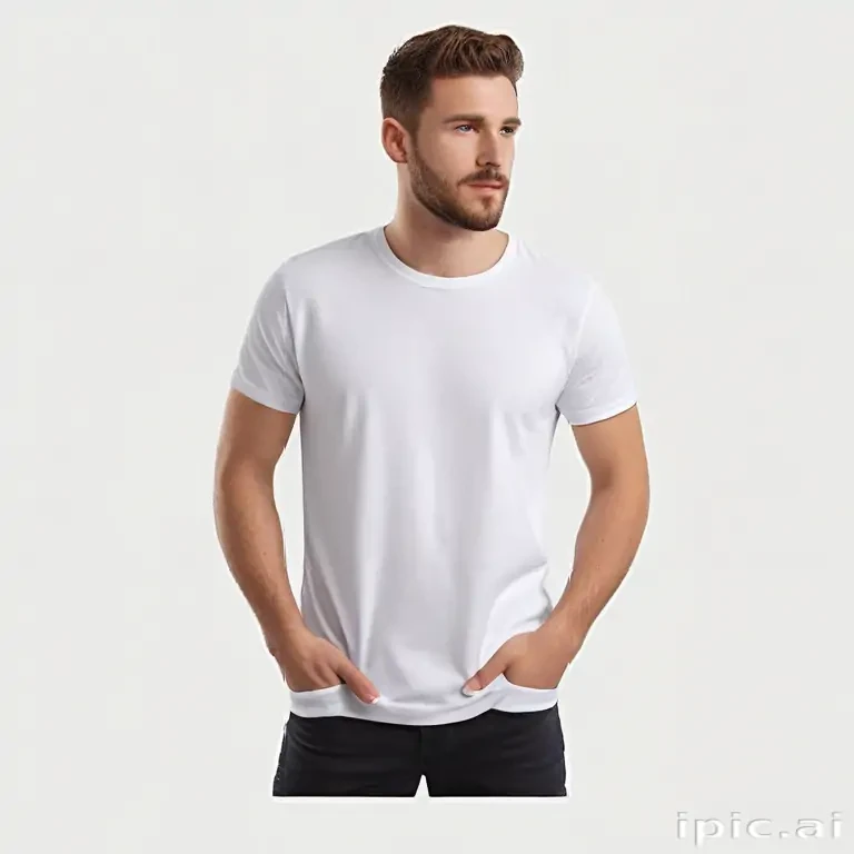 white tee png
