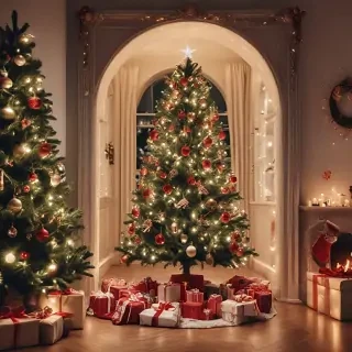 christmas ig story background