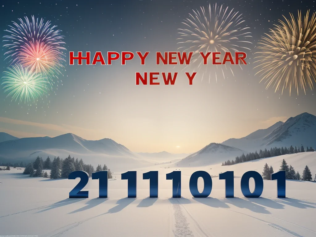 happy new year desktop background