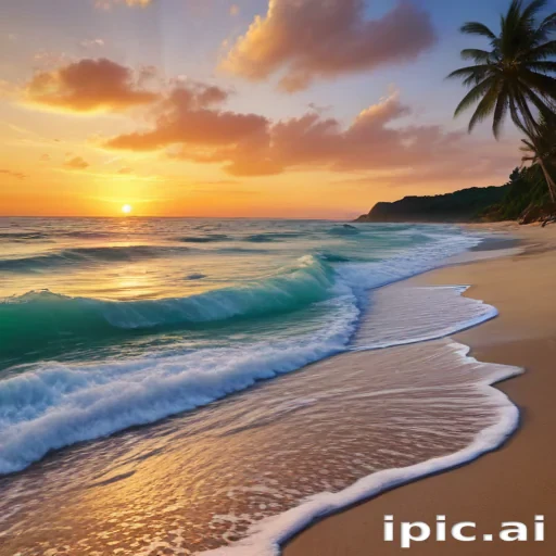 beach iphone