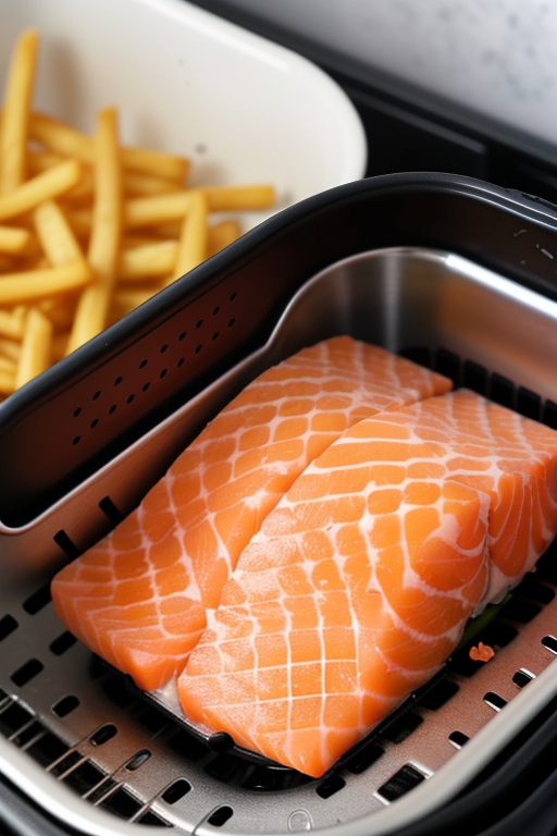 how long to cook frozen salmon in air fryer