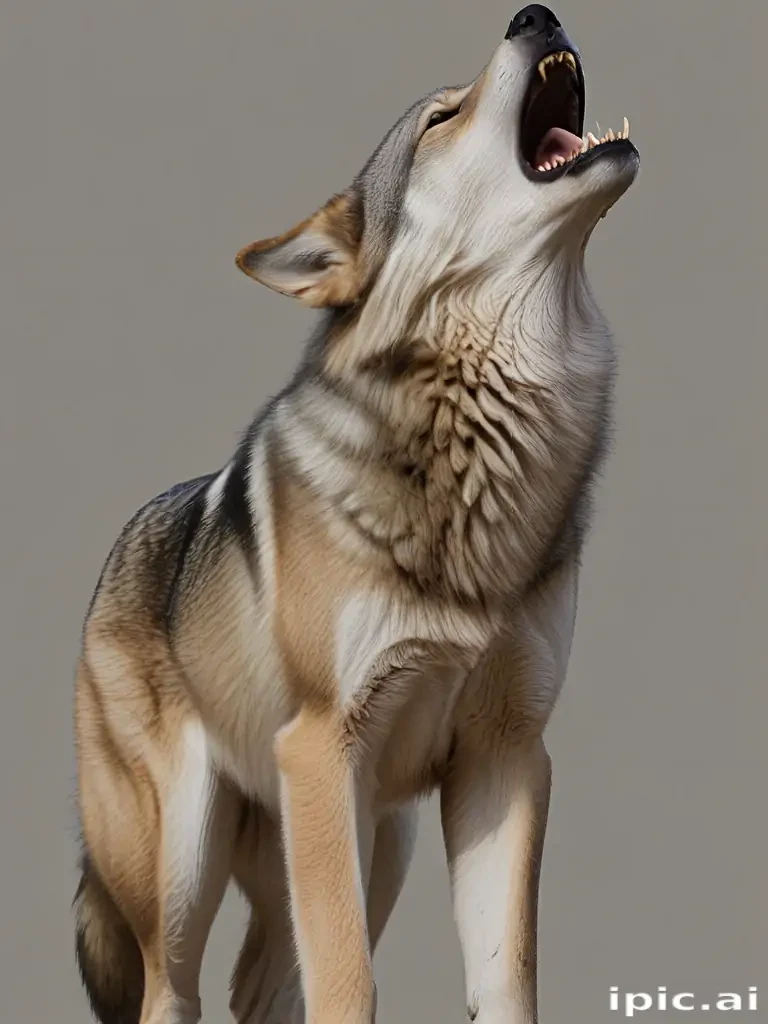 wolf howl png