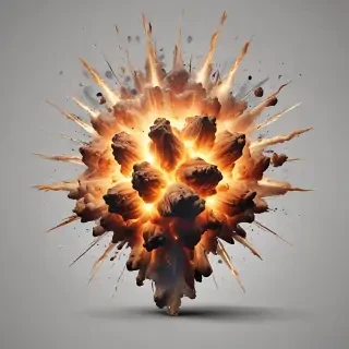 explosion transparent png