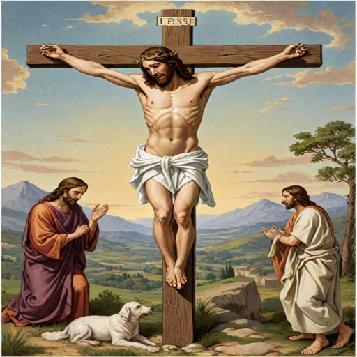 jesus on the cross clipart