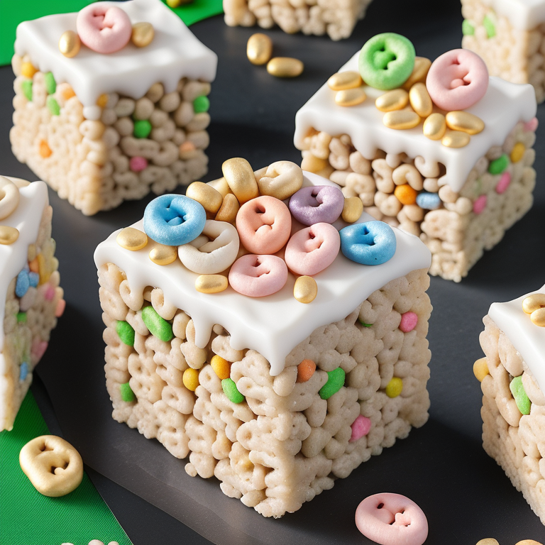 lucky charms rice crispy treats