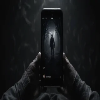 dark phone background