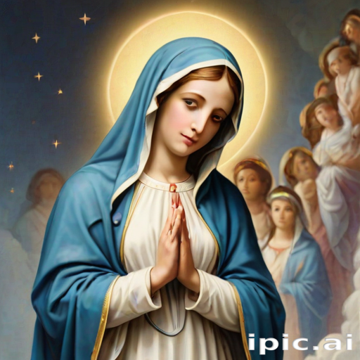 virgin mary clipart