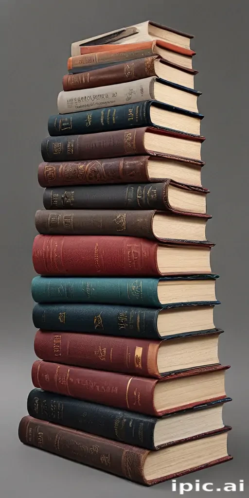 book stack png
