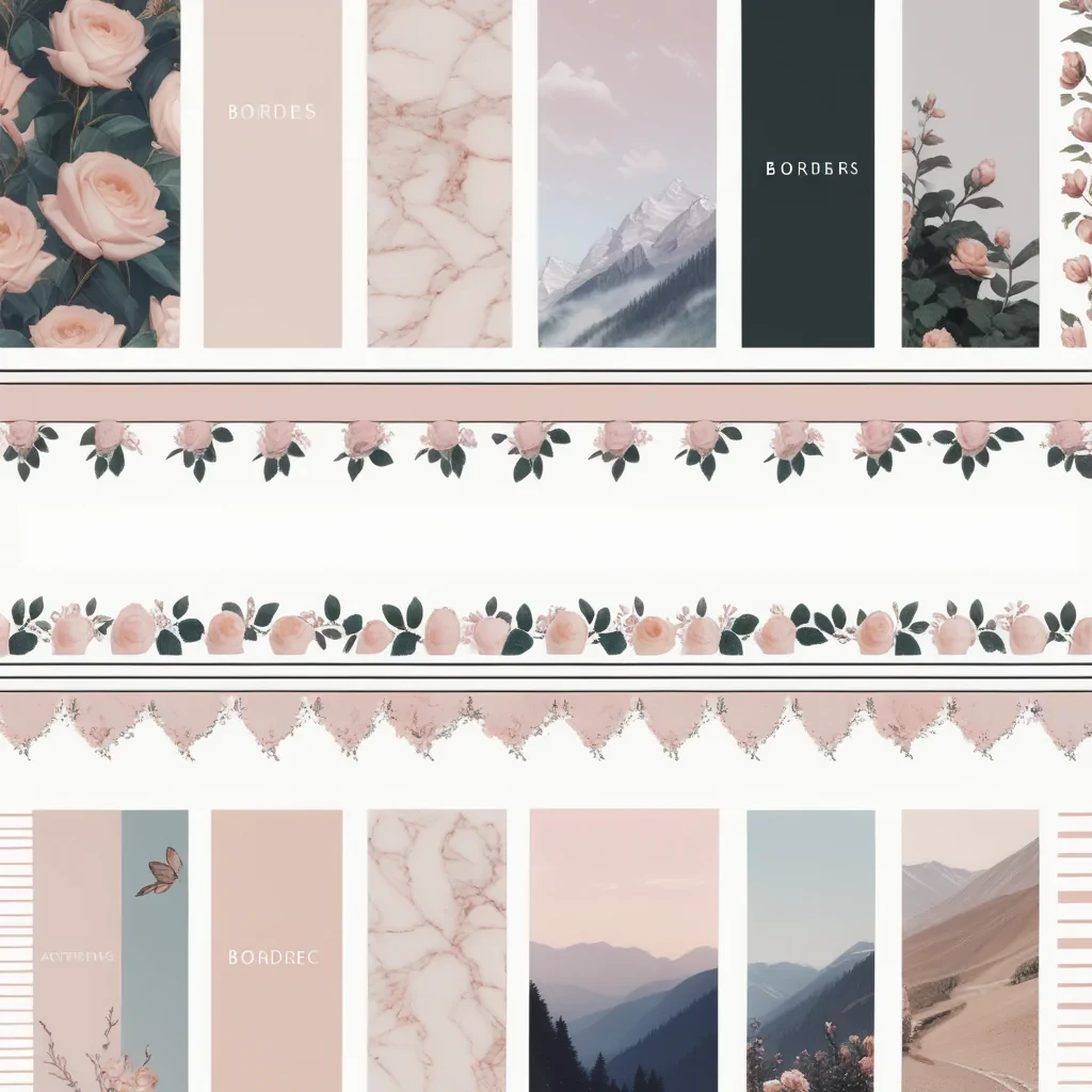 aesthetic borders