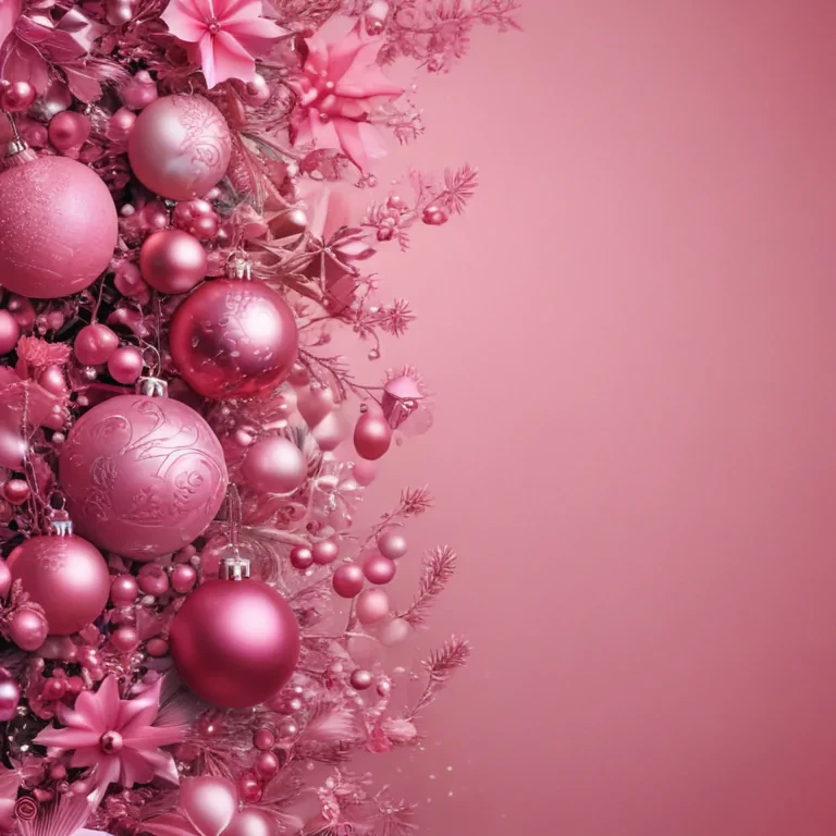 christmas background pink