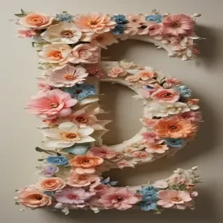 floral letters