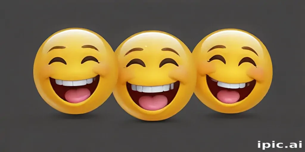 transparent laughing emoji