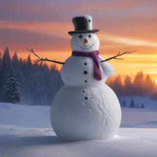 png snowman