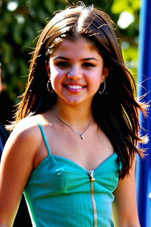selena gomez when she was young